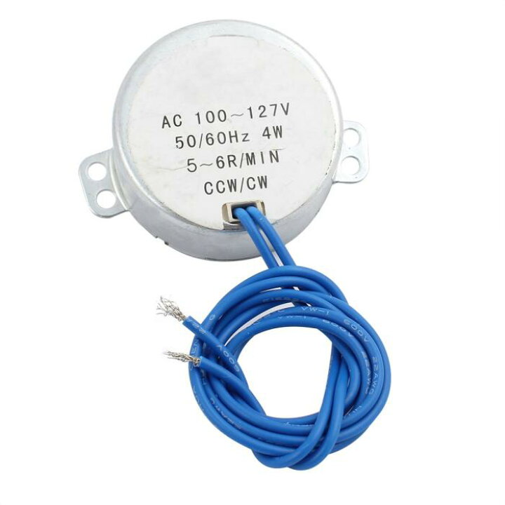 楽天市場】uxcell 同期モーター TYC 7mm 100-127V AC 5-6RPM 4W 50 