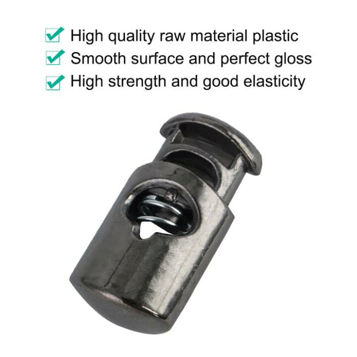 楽天市場】uxcell プラスチックコードロックストッパー エンド 