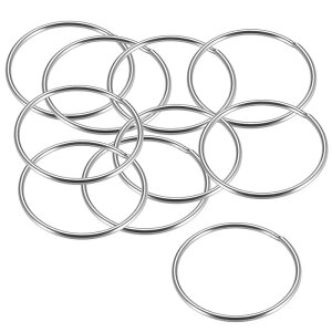 uxcell nOO ی^OO Xgbvt 60 x 3 mm XeXX`[ DIY H|i ݂艺p Vo[g[ 10