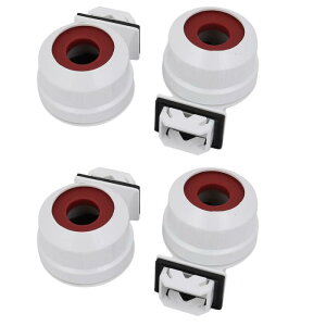 uxcell T5 �u�����z���_�[ �����v�\�P�b�g G5�x�[�X �V���O���w�b�h AC 500V 2A LED�`���[�u�p 4��