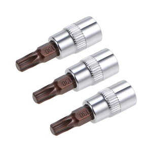 uxcell �g���N�X�r�b�g�\�P�b�g S2�X�`�[���r�b�g CR-V�\�P�b�g ���Ƃ̂� 38 mm���� 6.5 mm�h���C�u x T30 3��