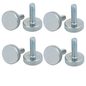 uxcell [bg܂݃lW M6x20mm Vo[u[ t@Xi[ Yf| bL 8