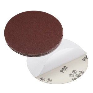 uxcell 6-inch 80-Grits PSA Sanding Disc, Adhesive-Backed Sanding Sheets Aluminum Oxide Sandpaper for Random Orbital Sander 10pcs