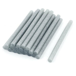 uxcell �n�Z�O���[�X�e�B�b�N �����g�X�e�B�b�N �z�b�g�����g�ڒ��܃X�e�B�b�N7x100mm �V���o�[�g�[�� 20��