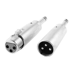 uxcell XLR-6.35mm vO A_v^[ yA ^ X + IX XLR 3-s-6.35mm m WbN vO