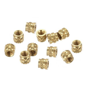 uxcell ���[���b�g�C���T�[�g�i�b�g M2 x 3 mm L x 3.5mm OD ���X�X���b�h �u���X ���ߍ��݃i�b�g 180����