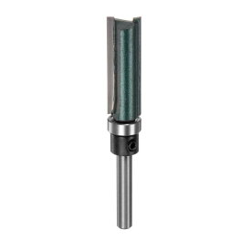 uxcell パターンフラッシュトリムルータービット0.24"シャンク 1-1/2"カット長 1/2"カット直径 トップベアリング付き 直線的な正確なカット 木工フラッシュトリミング用ミリングカッターツール