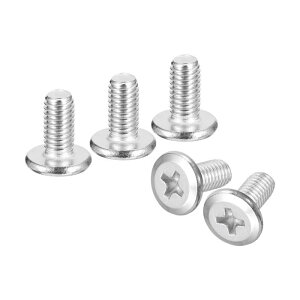 uxcell M5x10mm�t���b�g���E���h�w�b�h��Phillips�w�b�h�˂� 20��304�X�e�����X�|Phillips�h���C�u�}�V���˂� �t���X���b�h ���邢�d�グ �Ƌ�˂��ڑ��{���g�˂�