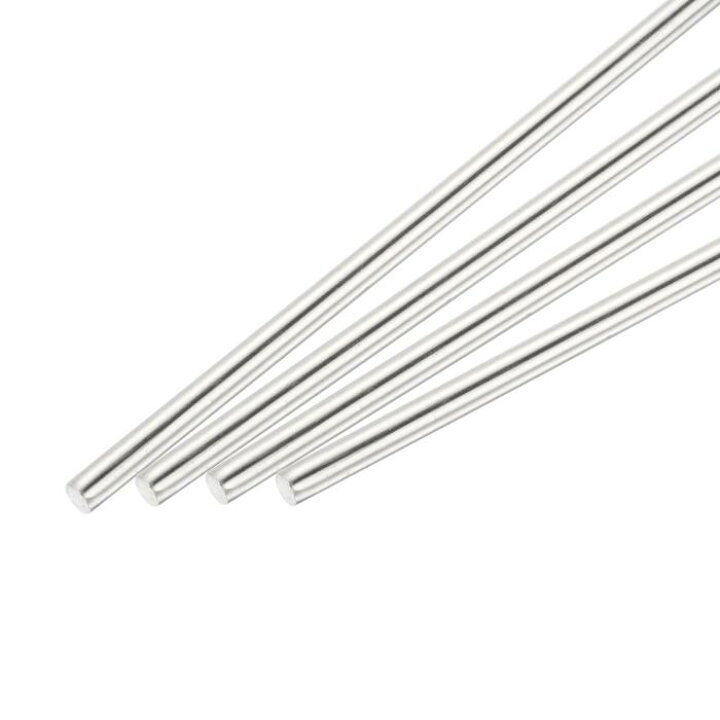 楽天市場】uxcell 4本セット 304ステンレススチール丸棒 5mm x 356mm 