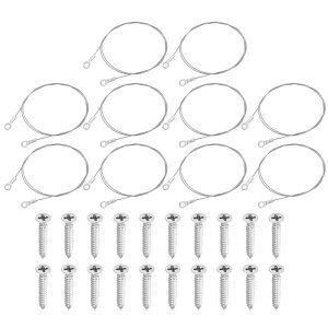 uxcell 10Zbg j[hP[uACbgGh 100mx1.5mm 304XeX|C[[vj[h Zt^bsOXN[t Ƌ⃉v݂̒艺Ɏgp