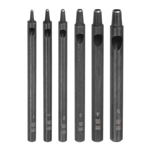 uxcell 6�Z�b�g�̃��U�[�z���[�z�[���p���` 1-5mm ���a�ی^ ���U�[�x���g �E�H�b�`�o���h ���U�[�N���t�g �ߗ� �n���h�o�b�O �t�@�u���b�N �J�[�e���p