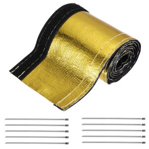 uxcell q[gVEhX[u A~jEX[u 15mm 3/5C`a x 100cm 3.3FT q[gP[uX[u z[XC[یp tbN&[vt XeXX`[^C10Zbg