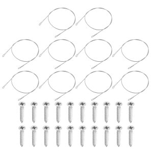 uxcell 10Zbg j[hP[uACbgGh 50cmx1.5mm 304XeX|C[[vj[h Zt^bsOXN[t Ƌ⃉v݂̒艺Ɏgp