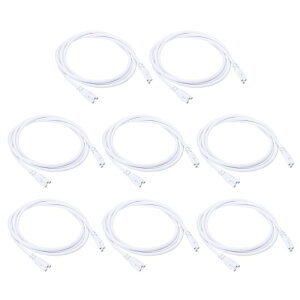 PATIKIL 1.5 M T5 T8 LEDvڑC[ 8 LED_uGh 3s P[uRlN^ N\ȉdR[h LEĎ^`[up zCg