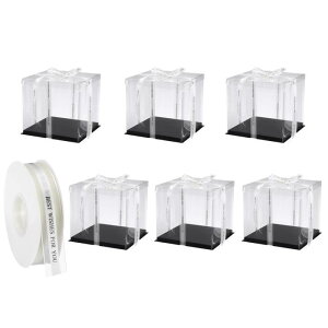 uxcell NAP[L{bNX {tg[P[L{bNX 20 cmP[L̍ L[ a p[eB[ p 260 x 260 x 260 mm ubN 6