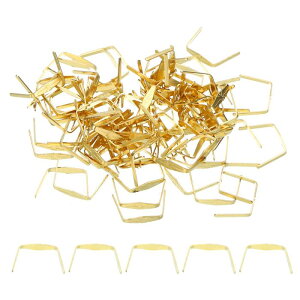 PATIKIL 10x12mm ���V�����f���A�R�l�N�^�[�s�� �����p�[�c �Œ�ɓK����300�� �V�����f���A�N�� �b�v �S�[ ���h�F