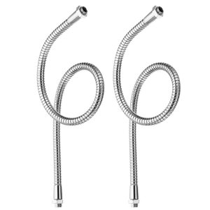 PATIKIL 50cm O[XlbN z[X 2 M10`M8 זڂ˂ ʒu߃z[X t LVuA[`[u vp DIY @ Vo[