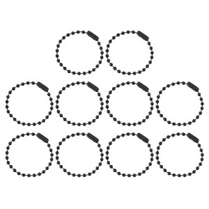 uxcell 100̃{[r[Y`F[ 4" 2.4mm̒a ^hbO^OL[`F[ {[RlN^[N Xv ΃CLO lbNX DIYNtg 