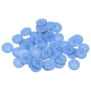 uxcell 50Zbg 28L{^ 11/16"i18mmj W ی^ 4Ntg{^ ߗނDIYpCgu[̃{^