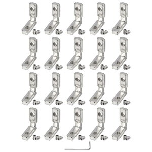 uxcell 20Zbg TXbgL^pRlN^[ M5lWƃ`t 2020V[YA~GNXg[Wvt@Cp Xbg6mm Vo[g[