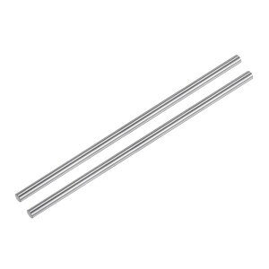 uxcell 2�Z�b�g ���`�^�����b�h�V���t�g�K�C�h 10mm x 300mm (0.393 x 11.81) 3D�v�����^�[�����CN C�}�V���p ���g���b�NH8���e�� ����53-62 HRC Ra0.35m