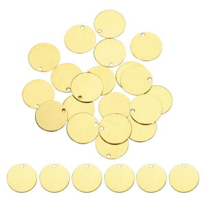 uxcell 20�̐^�J���ی^�X�^���s���O�� DIY���x���^�O 12mm/0.47" �N���t�g �y���_���g���� 1.2mm/0.05"�̕Жʌ� �C�G���[