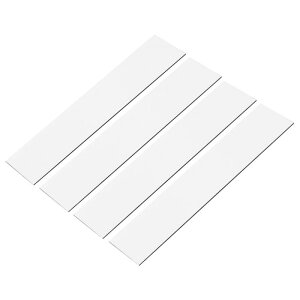 uxcell A BSvX`bNV[g 10"x2"x0.05" A BSX`V[g z͌^ DIYNtgpl 4Zbg zCg/