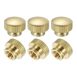 uxcell �m�u�t���Z�p�i�b�g 6�Z�b�g M5 x D12mm x H9mm �^�J�� �����ӍE�t���J���[�t�� �����ӍE�ۃm�u �t�@�X�i�[ 3D�v�����^�[�p�[�c �@�B�H��p