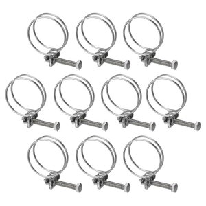 uxcell 10 _uC[z[XNv 32-36mm \ȃXeXX`[C[z[XNbv M6{gt _XgRNVz[X |vz[X pCvp