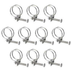 uxcell 10 _uC[z[XNv 32-36mm \ȃXeXX`[C[z[XNbv M8{gt _XgRNVz[X |vz[X pCvp