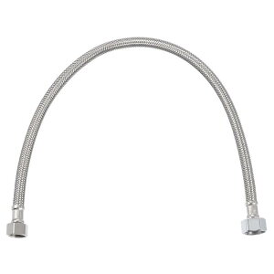 uxcell 20"���̎֌��p�������C���R�l�N�^�[ G3/8���X���k�X���b�h x G1/2���X�R�l�N�^�[�����X���b�h 304�X�e�����X���̐������z�[�X���C��