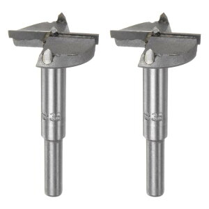 uxcell �t�H�[�X�i�[�r�b�g 38mm (1-1/2") 2�Z�b�g �^���O�X�e���J�[�o�C�h 2���n �؍ޗp �q���W�� �h�������O �؍H