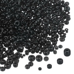 uxcell 2848�� ���F�K���X�V�[�h�r�[�Y 1.5/2/3/4mm �A�N�����ۃr�[�Y DIY��΃N���t�g �A������ �t�F���g�����p �\���b�h��