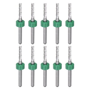 uxcell 10Zbg Gh~rbg 2.4mm ő̃J[oCh CNC[^[rbg Jb^[c[ PCBtCX ؒ 1/8" Xg[gVN