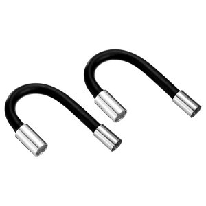 uxcell 2�̖A���������`���[�u �֌������A�_�v�^�[ �V���N�r�������`���[�u �o�X���[���֌��G�N�X�e���_�[ �G�N�X�e���V�����t���L�V�u���E�H�[�^�[�z�[�X�A�_�v�^�[���i20cm�j