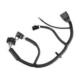 Hihaha Fordに対応 F-150 2005-2008 Lincolnに対応 Mark LT 2006-2008用のトレーラーコネクタ配線ハーネス/インナー/耐久性のあるプラスチック/1個 黒