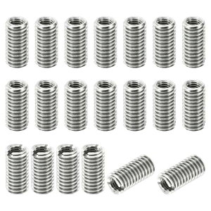 PATIKIL �l�W�A�_�v�^�[ �X���[�u���f���[�V���O�i�b�g 20�� M5x0.8�I�X-M3x0.5���X �C���T�[�g�i�b�g�C�� �l�W�����@ �X�e�����X���t�@�X�i�[ 10 mm