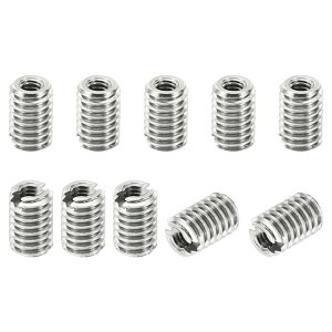 PATIKIL �l�W�A�_�v�^�[ �X���[�u���f���[�V���O�i�b�g 10�� M4x0.7�I�X-M2x4���X �C���T�[�g�i�b�g�C�� �l�W�����@ �X�e�����X���t�@�X�i�[ 6 mm