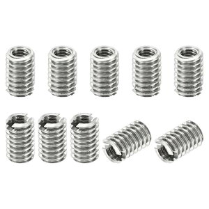 PATIKIL �l�W�A�_�v�^�[ �X���[�u���f���[�V���O�i�b�g 10�� M4x0.7�I�X-M2.5x0.45���X �C���T�[�g�i�b�g�C�� �l�W�����@ �X�e�����X���t�@�X�i�[ 6 mm