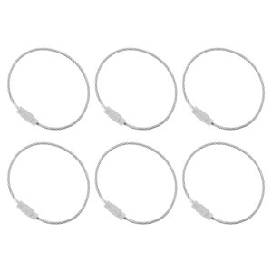 PATIKIL 150 mm C[L[z_[P[u 6 XeX| 1.5 mm L[z_[[v AEghA nCLO ݂艺ו^O L[ IDJ[hp zCg