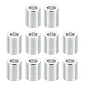 PATIKIL M2�A���~�X�y�[�T�[ 10�Z�b�g ���^���X�y�[�T�[ �A���~�j�E���� ���a2.1mm×�O�a4mm×����5mm M2�l�W�p �A���~�X�y�[�T�[ �ی^�X�y�[�T�[�X�N�����[�X�^���h�I�t