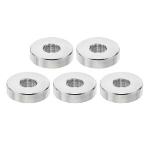 PATIKIL M6�X�e�����X�X�y�[�T�[ 5�Z�b�g ���^���X�y�[�T�[ �X�e�����X�X�`�[�� 6.2mm ID x 16mm OD x 5mm L �X�y�[�T�[�X�N�����[�X�^���h�I�t 1/4�܂���M6�X�N�����[�{���g�p