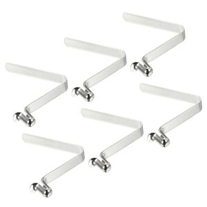 PATIKIL 9.5x6mm �J���b�N�p�h���X�i�b�v 6�Z�b�g �e���g�|�[���N���b�v �X�`�[��V���^�V���O���s���v�b�V���{�^���X�v�����O�N���b�v �L�����v�I�[�j���O�p