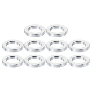 PATIKIL M10A~Xy[T[ 10 ^Xy[T[ A~jE 10.2mm ID x 16mm OD x 2.5mm L A~jEXy[T[XN[X^hIt 3/8" M10XN[{gpEh