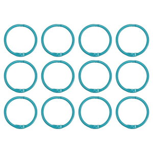 PATIKIL 30 mm ���[�Y���[�t�o�C���_�[�����O 12�� 2.2 mm ���^���t���b�V���J�[�h ���{�����O �L�[�z���_�[ �C���f�b�N�X�J�[�h �X�N���b�v�u�b�N�p ���C�g�u���[