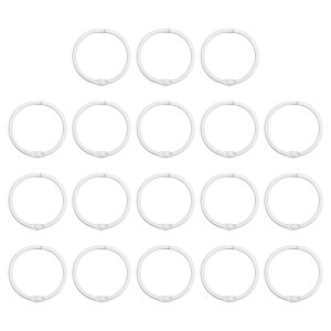 PATIKIL 45 mm ���[�Y���[�t�o�C���_�[�����O 18�� 3 mm ���^���t���b�V���J�[�h ���{�����O �L�[�z���_�[ �C���f�b�N�X�J�[�h �X�N���b�v�u�b�N�p �z���C�g