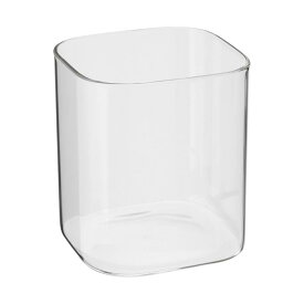 PATIKIL 4"×4" 正方形ガラス花瓶 キューブ形状 透明な浮きキャンドルホルダー ホームウェディング テーブルセンターピース用