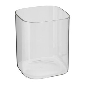 PATIKIL 5"x4" スクエアガラス花瓶 キューブ形状 透明な浮きキャンドルホルダー ホームウェディング テーブルセンターピース用