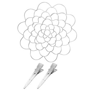 PATIKIL 6" �Ԋ�t�^ 2�� �N���b�v�t�� �X�e�����X�� �ԃA�����W�����g�z���_�[�t���b�O�t�^ �u�[�P �s��A�����Œ肷�邽�� �t�����[�x�[�X�}���� �V���o�[�g�[��