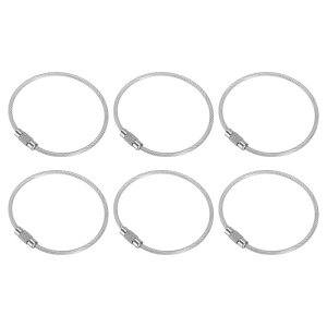 PATIKIL 150 mm C[L[z_[P[u 6 XeX| 2 mm L[z_[[v AEghA nCLO ݂艺ו^O L[ IDJ[hp 